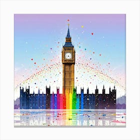 Rainbow In London 1 Canvas Print