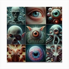 Octopus Eyes Canvas Print