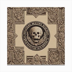 Skull And Crossbones 1 Canvas Print