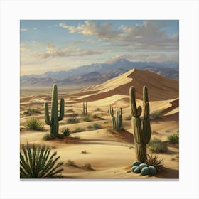 Desert Landscape Canvas Print