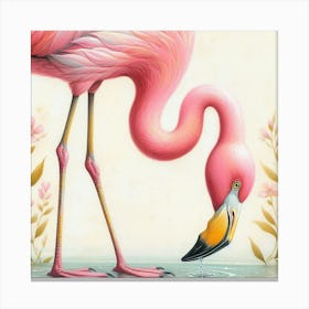 Pink Flamingo 2 Canvas Print