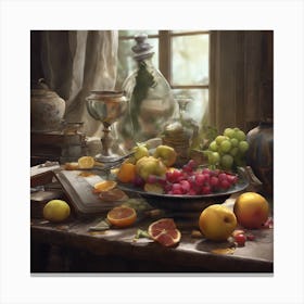 Still life art Canvas Print