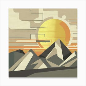 Mountain Landscape Canvas Print