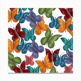 Color Butterflies Canvas Print