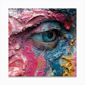 Abstract Of A Woman'S Face 2 Canvas Print