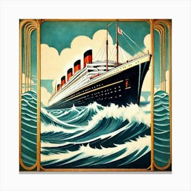 Titanic Poster Canvas Print