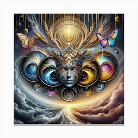 Shamanic Dreams 1 Canvas Print