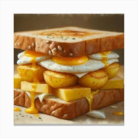 Omelet Canvas Print