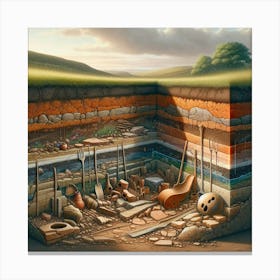 Old Cave Canvas Print