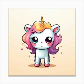 Cute Unicorn 680 Canvas Print