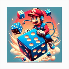 Mario Kart Canvas Print