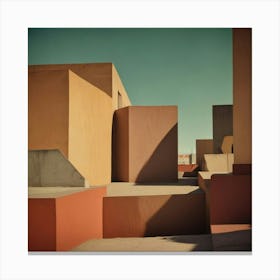 Abstract Cityscape 4 Toile