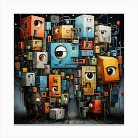 Cubes Canvas Print