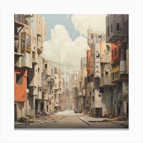 Urban Life 1 Canvas Print