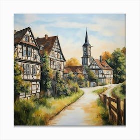 Old German Village Canvas Print