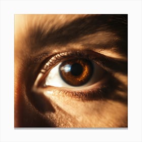 Close Up Of A Woman'S Eye Canvas Print