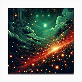 Radiant Sparks 26 1 Canvas Print