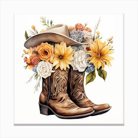 Cowboy Boots 1 Canvas Print