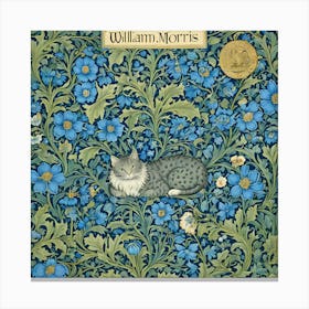 William Morris'S Cat Canvas Print