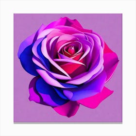 Purple Rose 2 Canvas Print