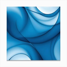 Abstract Blue Background Canvas Print