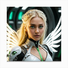 Angel In Space Canvas Print