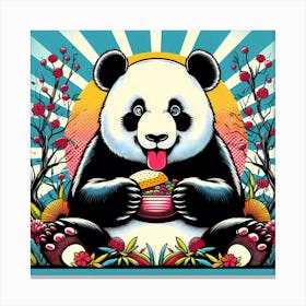 Panda Bear 16 Canvas Print