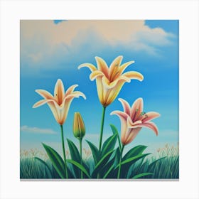 Lily Painting 2 Canvas Print