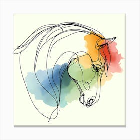 Creative Horse Visual 16 Canvas Print