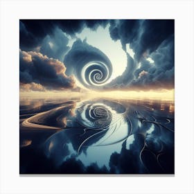 Spiral Cloud Canvas Print