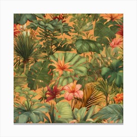 Tropical Wallpaper Canvas Print