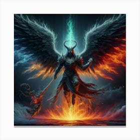 Demons And Angels Canvas Print