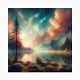 Landscape Painting 2 Canvas Print