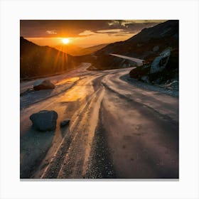 Road In The Mountains 3 Canvas Print