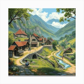 Chinese Art 1 Canvas Print