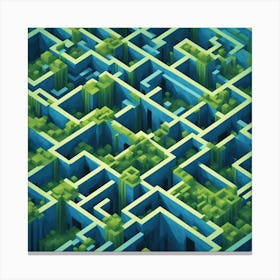 Maze 14 Canvas Print