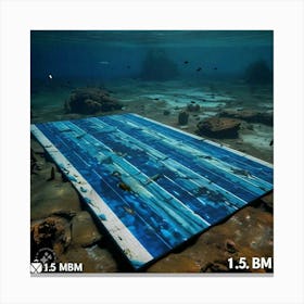 Blue Ocean Floor Canvas Print