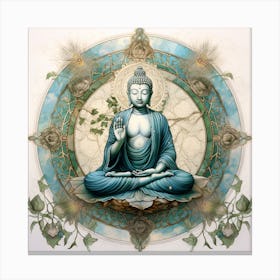 Buddha In Meditation 6 Canvas Print