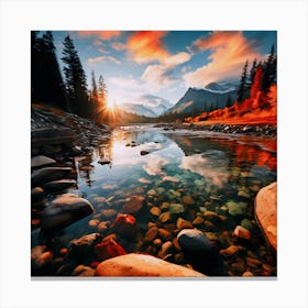 Rawson Lake Canvas Print