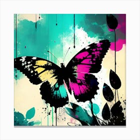 Butterfly Painting 167 Canvas Print