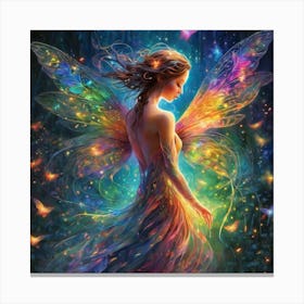 667770 A Luminous, Ethereal Nymph Dances Among Sparkling Xl 1024 V1 0 1 Canvas Print