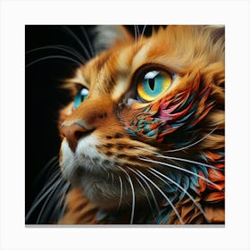 Portrait Of A Cat Canvas Print