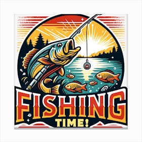 Fishing Time Canvas Print