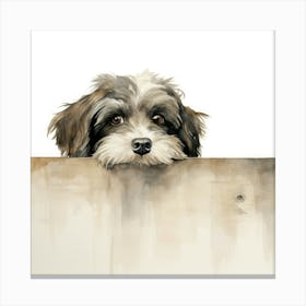 Hudson'S Dog Canvas Print