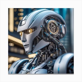 Futuristic Robot 23 Canvas Print