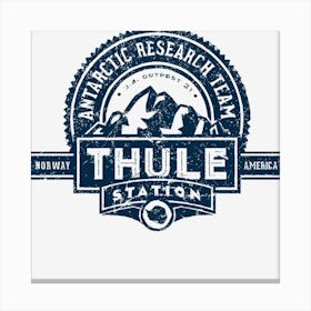 Thule Antarctic Research Team Canvas Print