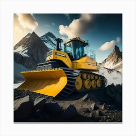 Buldozer Mountain (6) Canvas Print