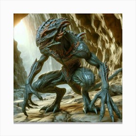 Alien Creature Canvas Print