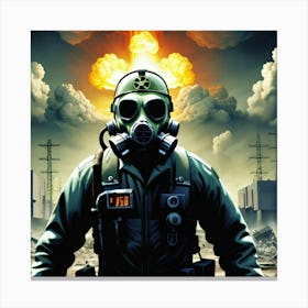 Nuclear Fallout 1 Canvas Print