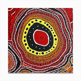 Aboriginal Art, Aboriginal Art, Aboriginal Art, Aboriginal Art Canvas Print